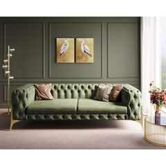 Диван трехместный Bellissima 3-Seater Green 240 см