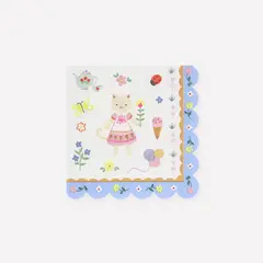 Салфетки маленькие "Клуб котят" 16 шт. (12,7 см)