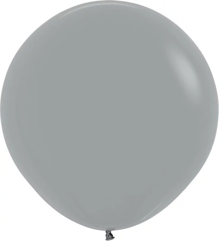 Шар S 24''/60 см, Пастель, Холодный графит (082), 1 шт.