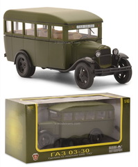 GAZ-03-30 military bus 1:43 Nash Avtoprom