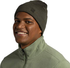 Теплая шерстяная шапка Buff Merino Heavyweight Hat Solid Bark - 2