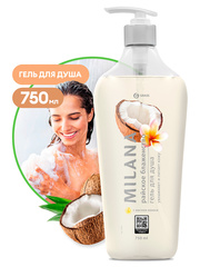 БХ Гель для душа райское блаженство с маслом кокоса Grass Milana (750мл)