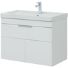 Aquanet Ирис New 312430 Тумба с раковиной, цвет: белый глянец