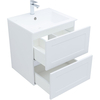Aquanet Терра 323178 Тумба с раковиной, цвет: белый матовый