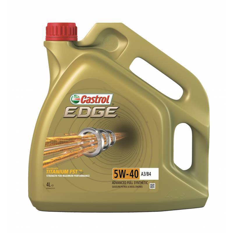 Масло моторное CASTROL EDGE A3/B4 5W40 синтетическое 4 л