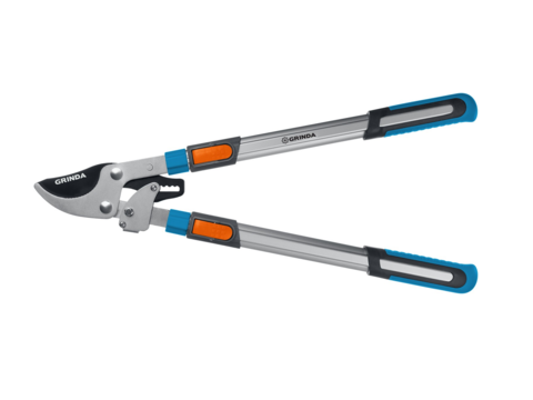 GRINDA TX-980, 645 - 885 мм, высокоуглеродистая сталь, закаленные лезвия, храповый механизм, телескопический, плоскостной сучкорез, PROLine (424515)