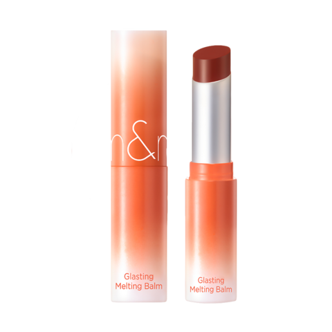 Тающий оттеночный бальзам для губ Rom&Nd Glasting Melting Balm 15 Pecan Brew (кирпичный нюд)