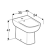 Geberit Smyle 500.217.01.1 Биде напольное, белый