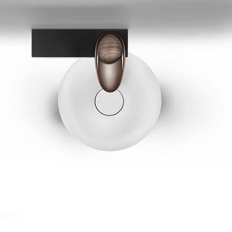 Gessi Equilibrio 52002#695 Ручка однорычажного смесителя для раковины, дизайнерская, цвет: палисандр
