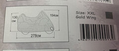 Чехол для мотоцикла Honda Gold Wing серый Rexwear 000130 XXL