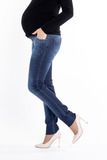 Джинсы для беременных (SLIM) 08907 синий