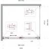 BelBagno SOFT_CLOSE-1-AH-1-100/90-C-Cr Душевой уголок
