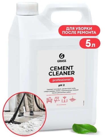 GraSS Очиститель после ремонта CEMENT CLEANER 5л