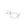 GROHE Universal 20203000 Кран для раковины настенный