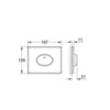 GROHE Skate Air 38565SH0 Клавиша смыва для унитаза