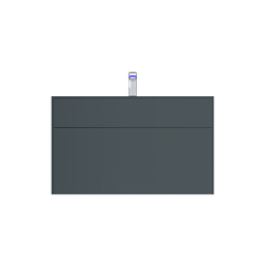 Am.Pm M50AFHX1003GM Inspire V2.0. База под раковину. подвесная. 100 см. 3 ящика. push-to-open. графит мато фото