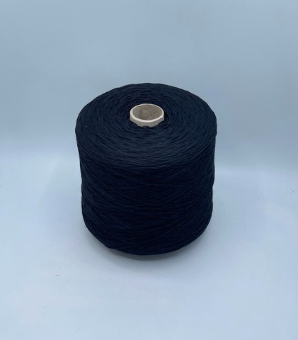 Бобинная пряжа (пр.Италия), art.Cotone, 350м/100 гр. 100%Хлопок, цвет-Темно-синий , арт.34863