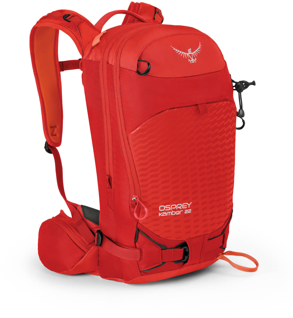 Рюкзаки для сноуборда Рюкзак сноубордический Osprey Kamber 22 Ripcord Red Kamber_22_Side_Ripcord_Red_web.jpg