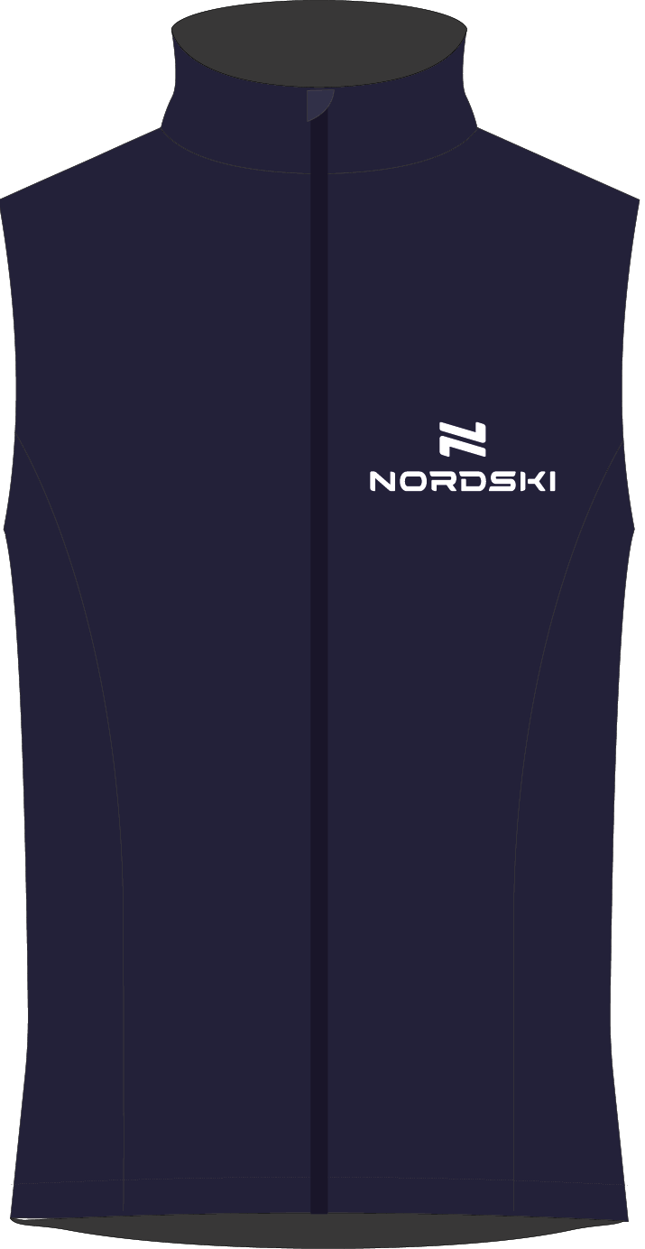 Nordski Jr Motion детский лыжный жилет blueberry - 4