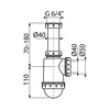 Alcaplast AG210722154 Слив для мойки