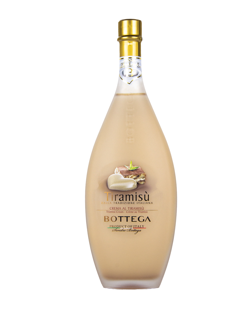 Крем Ликер Bottega Крема Аль Тирамису 17%, 0,5 л, Италия