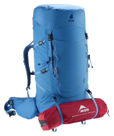 Картинка рюкзак туристический Deuter Aircontact Core 70+10 Baltic/Nightblue - 8