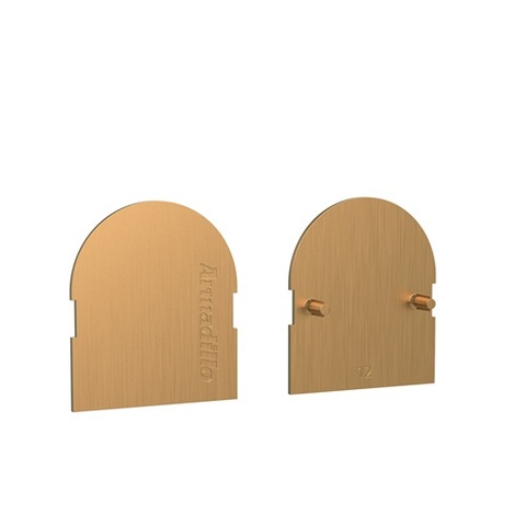 Декоративная накладка ARMADILLO для скрытой петли U3D6000 (DOOR) AB бронза /64901/ (2шт)