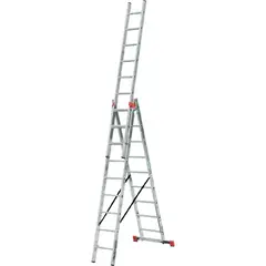 Трехсекционная универсальная лестница TRIBILO 3х9 Krause 129673