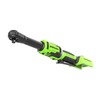 Гайковерт-трещотка Greenworks GD24RWX удлиненная, 24V, бесщеточная, 1/2", 80Нм, редуктор 170 мм, без АКБ и ЗУ с сумкой, арт. 3804207 — фото 3