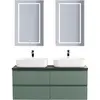 BelBagno KRAFT-1200-4C-SO-VO База под раковину подвесная с фрезерованными ручками по всей длине фасада с чет-мя выкатн. ящ., Еловый Мат., 1200x455x500
