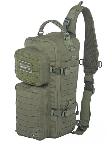 Однолямочный тактический рюкзак Gongtex Assault Sling Bag -Олива