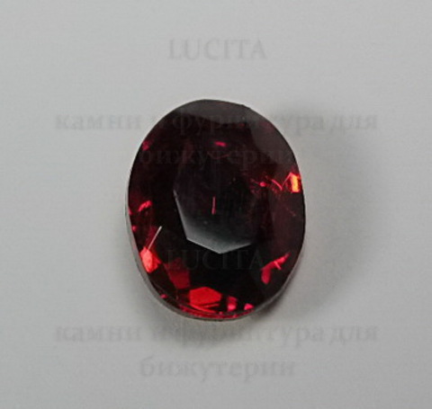 Ювелирные стразы Preciosa овальные Ruby (10х8 мм) ()