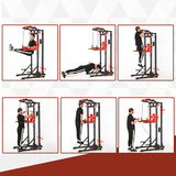 Турник-брусья, тяга сверху  DFC HOMEGYM HOMCOM фото №11