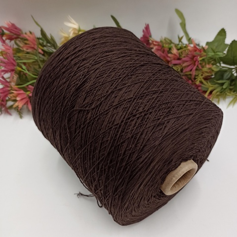 Буретный шелк Filati Buratti 580м/100гр  02 Шоколад