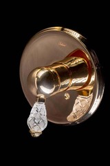Boheme Crystal 285-CRST Смеситель для душа встраиваемый, цвет: золото фото