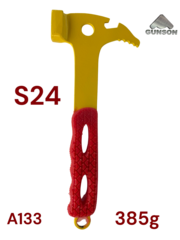 Молоток скальный /S24 /4мм / 30ХГСА / полиуретан / L- 285mm/ W- 385g