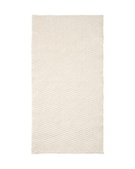 Ковер Mascarell из хлопка и полиэстера белого цвета 70 x 140 см