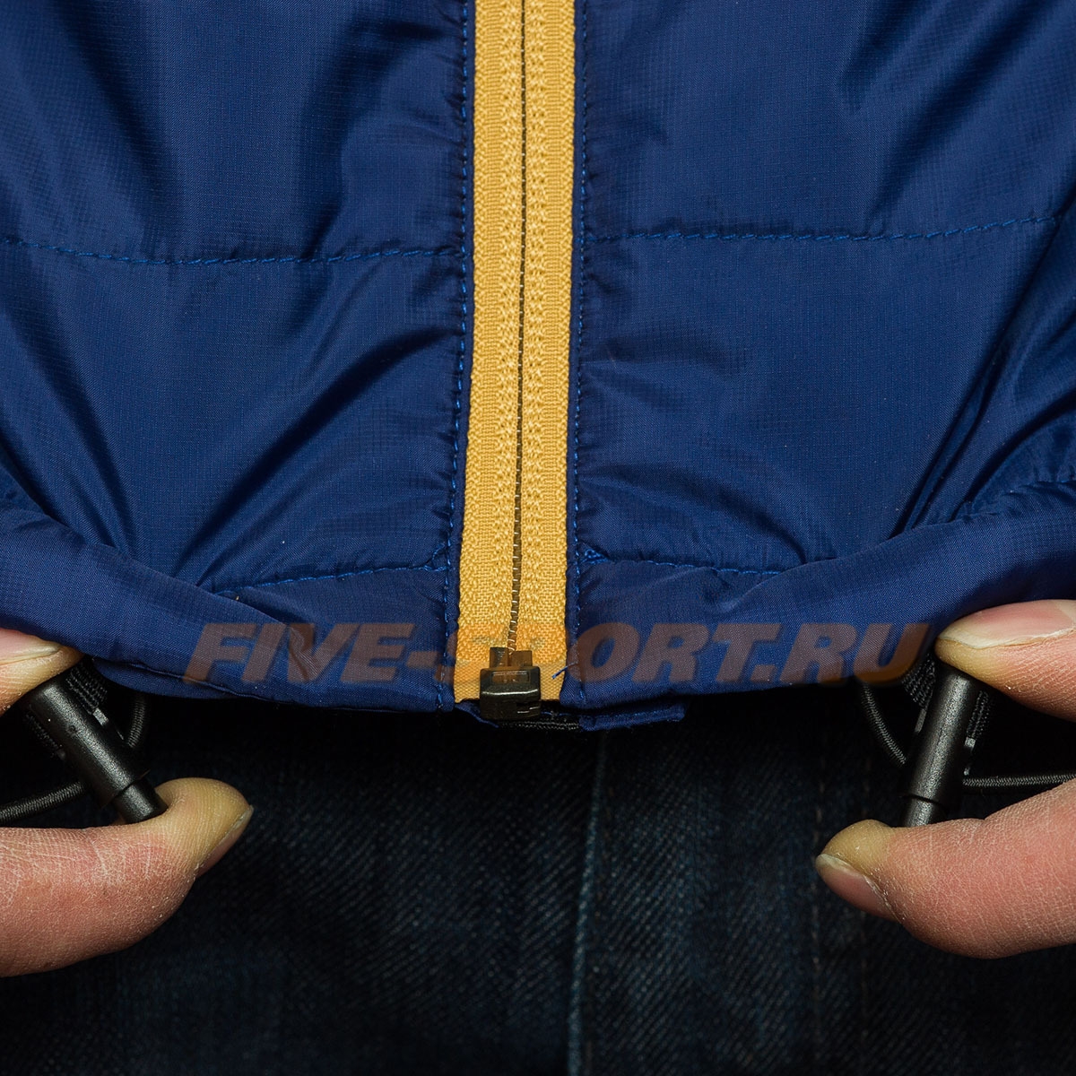 Лыжный костюм мужской Stoneham Warm Up Jacket blue разминочный - 4