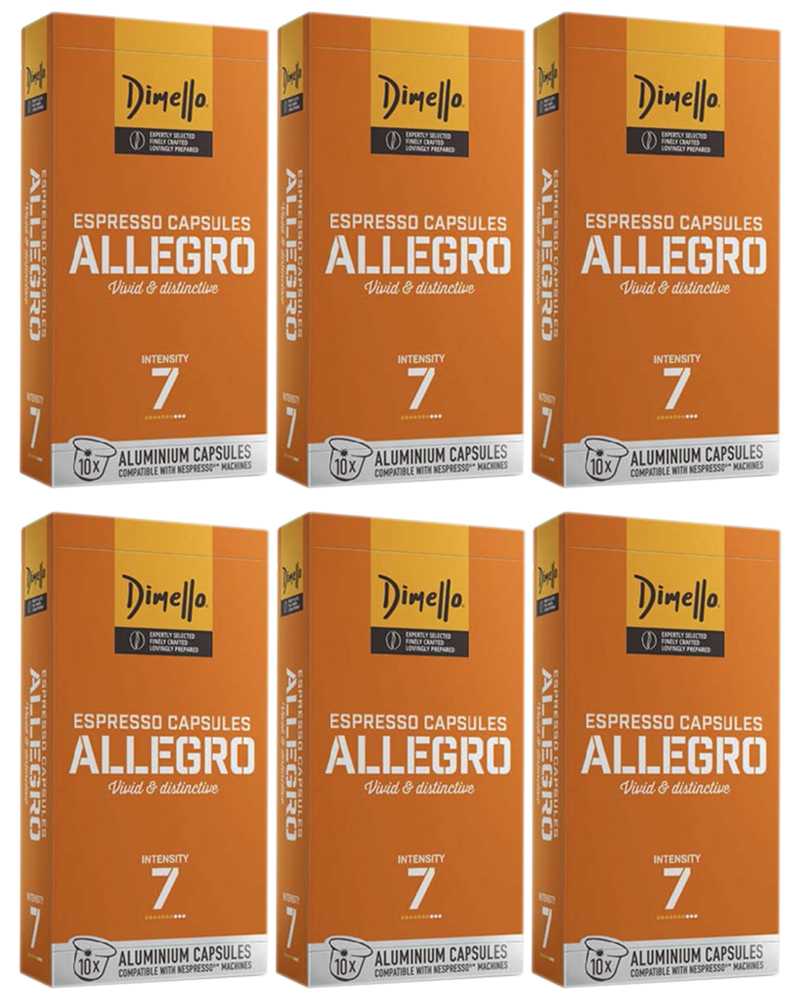 Dimello Кофе в капсулах Allegro 10 шт. - 6 уп.