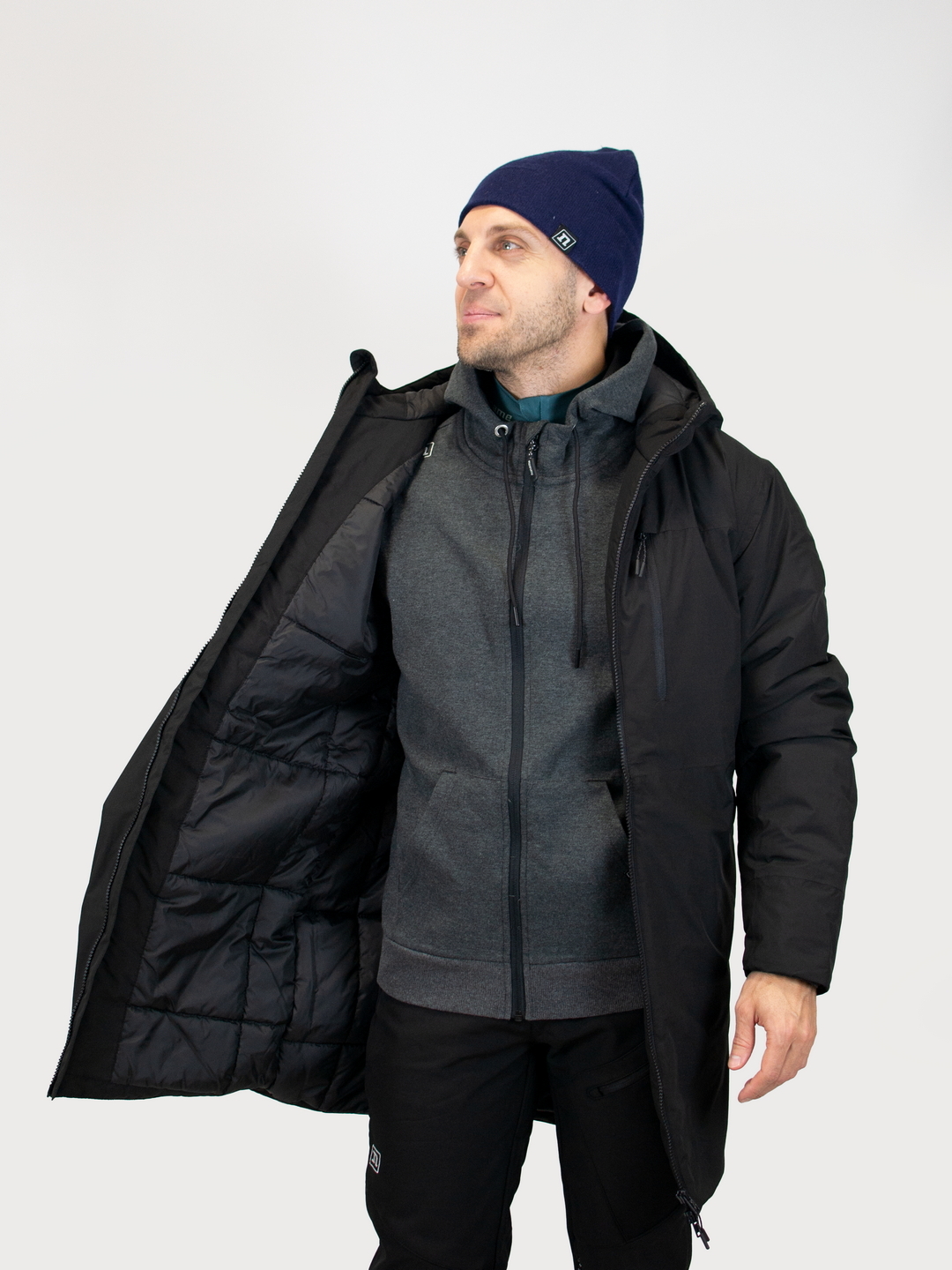 Теплая парка Noname Wass Padded Parka UX black - 3