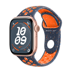 Умные часы Apple Watch Series 9 GPS, 41mm, Aluminium Case with Blue Flame Nike Sport Band (MUUT3) S/M, Pink (Розовый) (MR9N3)