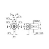 GROHE 29033000 Встраиваемая часть переключателя