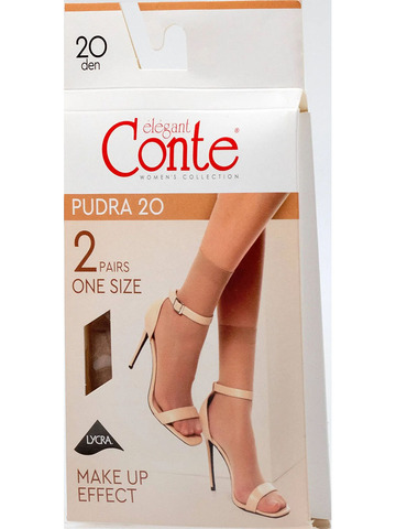 Носки с эффектом пудры Pudra 20 Conte, 2 пары