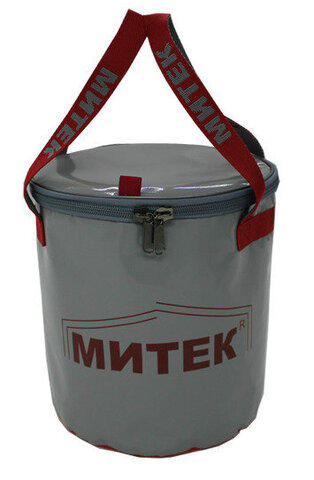Ведро складное Митек с крышкой (диаметр 50см. Н-20см.)