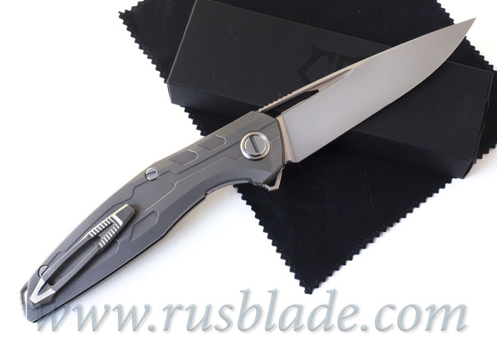 CUSTOM Shirogorov 111 Ti KNIFE S90V SRRBS - фотография 
