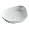 Ceramica Nova Element CN5003 Умывальник чаша накладная неправильной формы, 55x40, цвет: белый