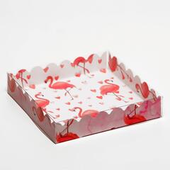 Коробка с PVC-крышкой 13х13х3см