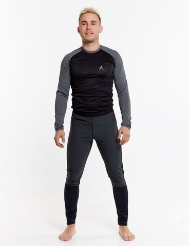 Мужские утепленные лосины Arswear Softshell Pro серые