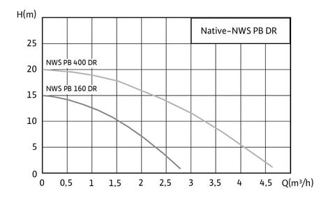 Купить Native-NWS PB DR Нормальновсасывающий насос с сухим ротором и резьбовым соединением недорого со склада в Хабаровске, Якутске, Владивостоке, Южно-Сахалинске, Благовещенске