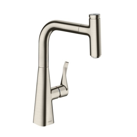 Hansgrohe Metris Select M71 14857800 Смеситель для кухни с выдвижным изливом и лейкой